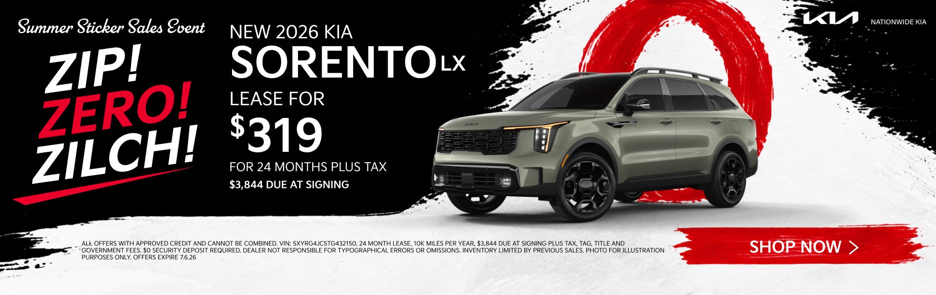 NEW 2026 KIA SORENTO LX