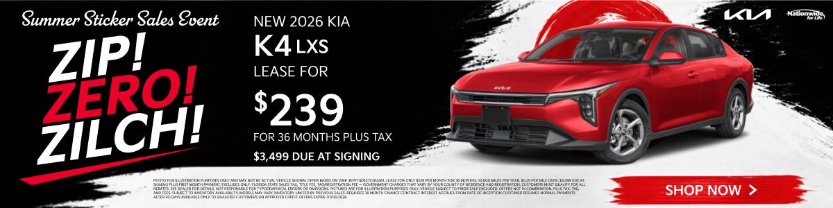 NEW 2026 KIA K4 LXS