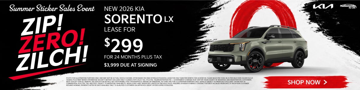 NEW 2026 KIA SORENTO LX
