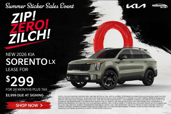 NEW 2026 KIA SORENTO LX
