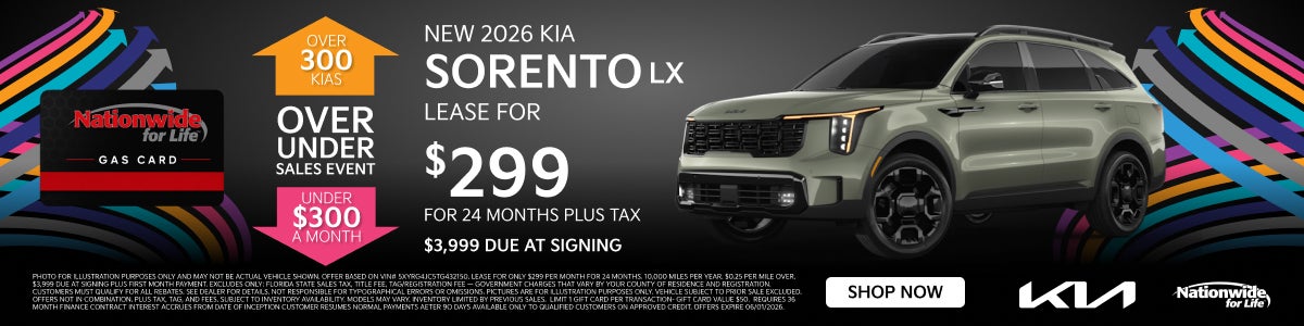 New 2026 Kia Sorento LX