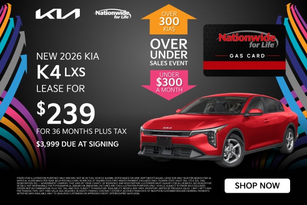 New 2026 Kia K4 LXS