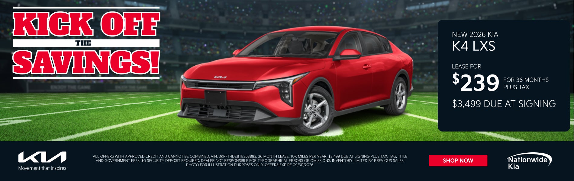 NEW 2026 KIA K4