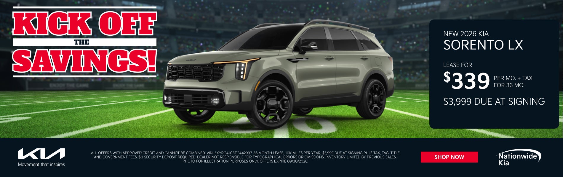 NEW 2026 KIA SORENTO